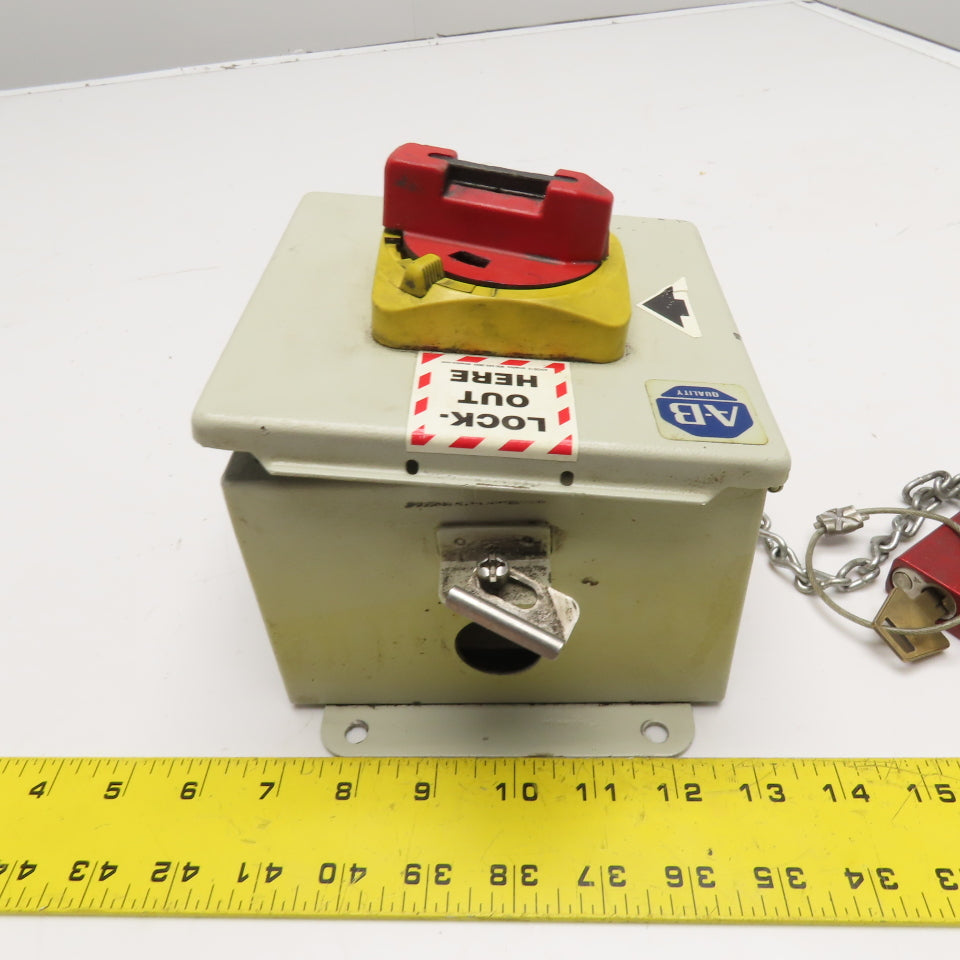 Allen-Bradley 194E-GA32E 32A Enclosed Motor Disconnect Switch 600V IP66