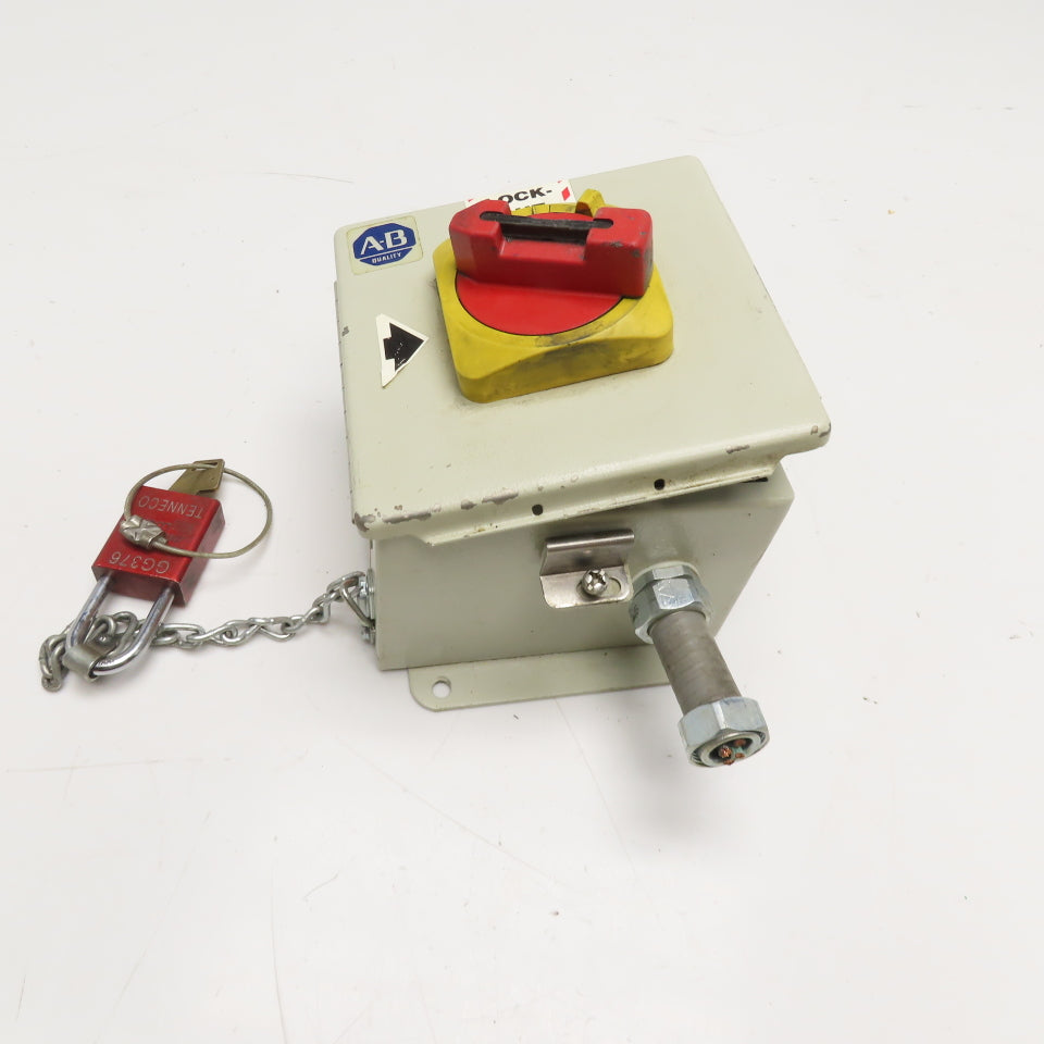 Allen-Bradley 194E-GA32E 32A Enclosed Motor Disconnect Switch 600V IP66