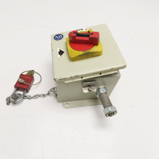 Allen-Bradley 194E-GA32E 32A Enclosed Motor Disconnect Switch 600V IP66