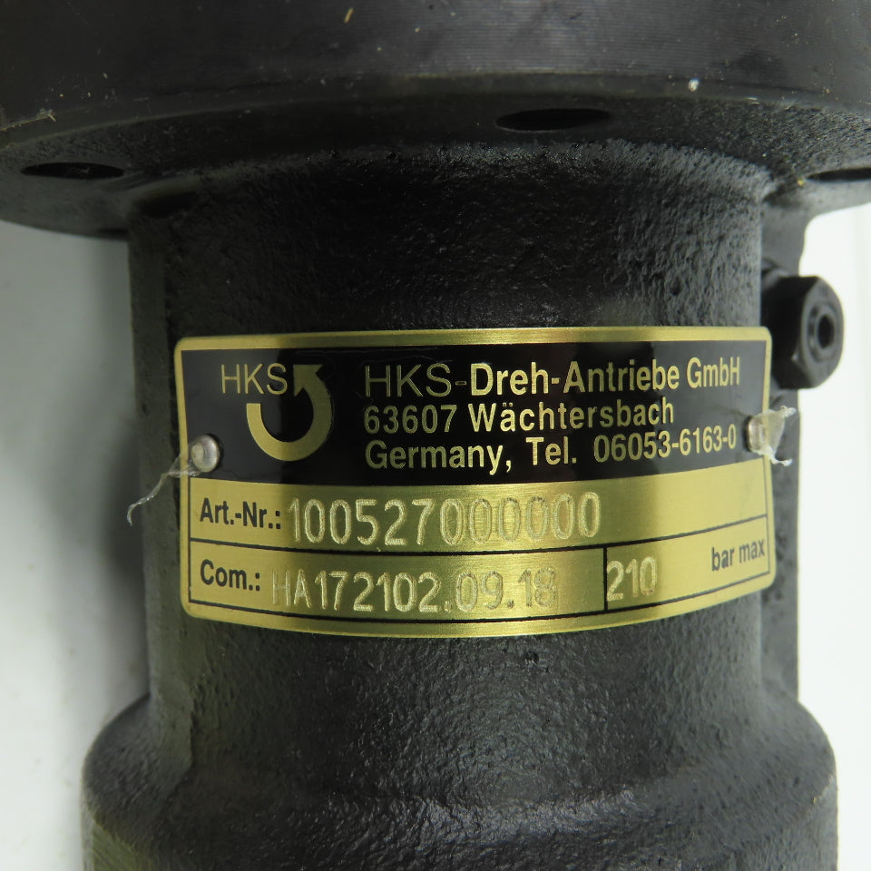 HKS 1005270000000 HA172102.09.18 Hydraulic Rotary Actuator 210 Bar Max