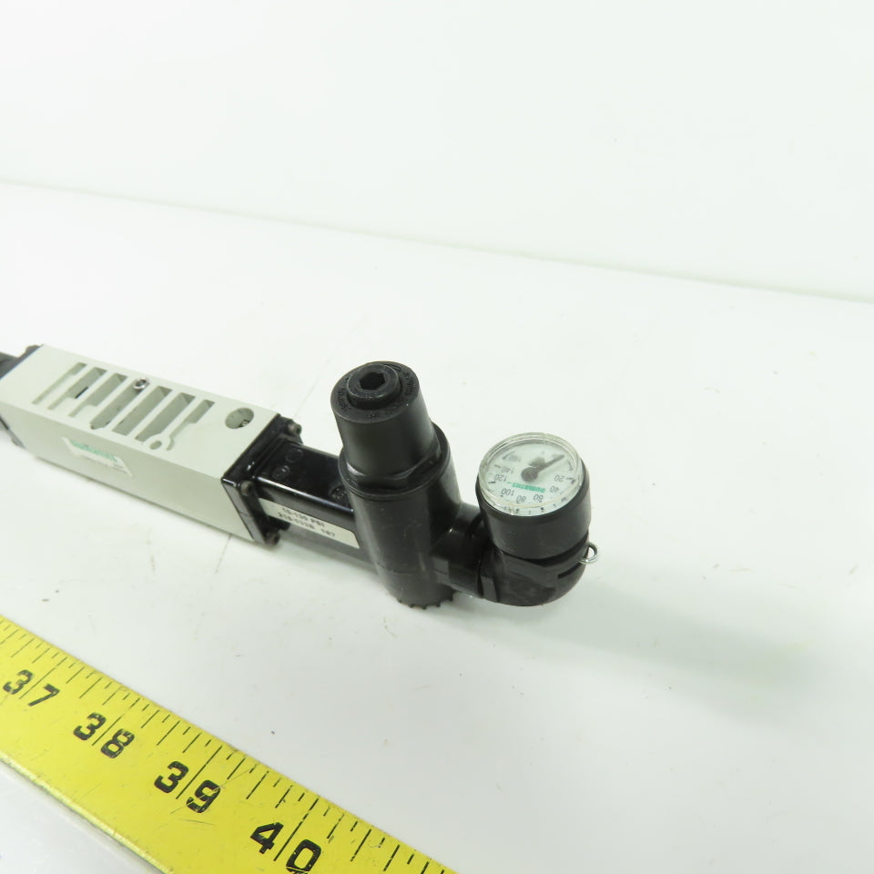 Numatics 122RD1Z2JL16W00 Pneumatic Solenoid Valve Regulator Assembly 10-130 PSI