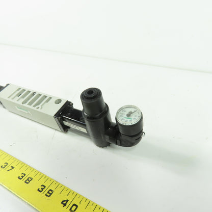 Numatics 122RD1Z2JL16W00 Pneumatic Solenoid Valve Regulator Assembly 10-130 PSI