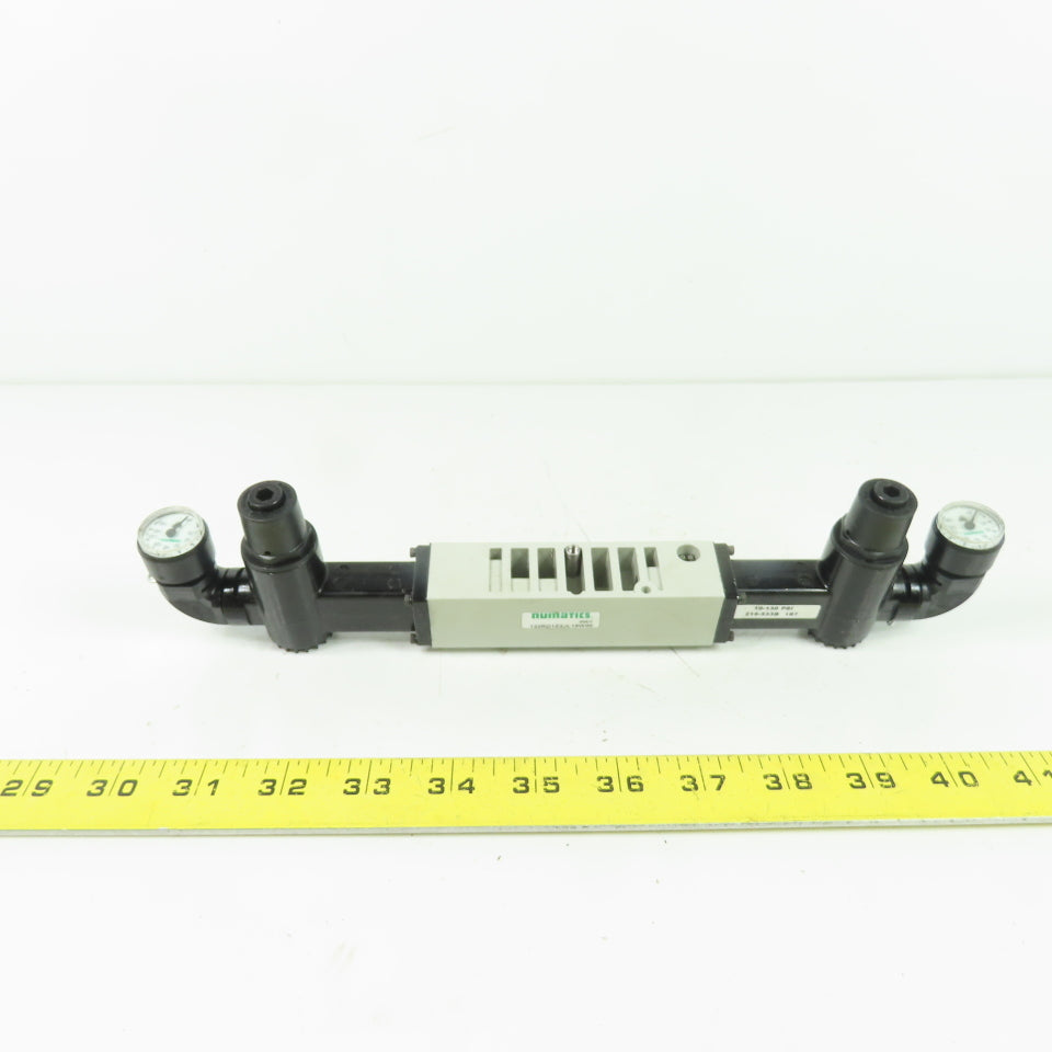 Numatics 122RD1Z2JL16W00 Pneumatic Solenoid Valve Regulator Assembly 10-130 PSI