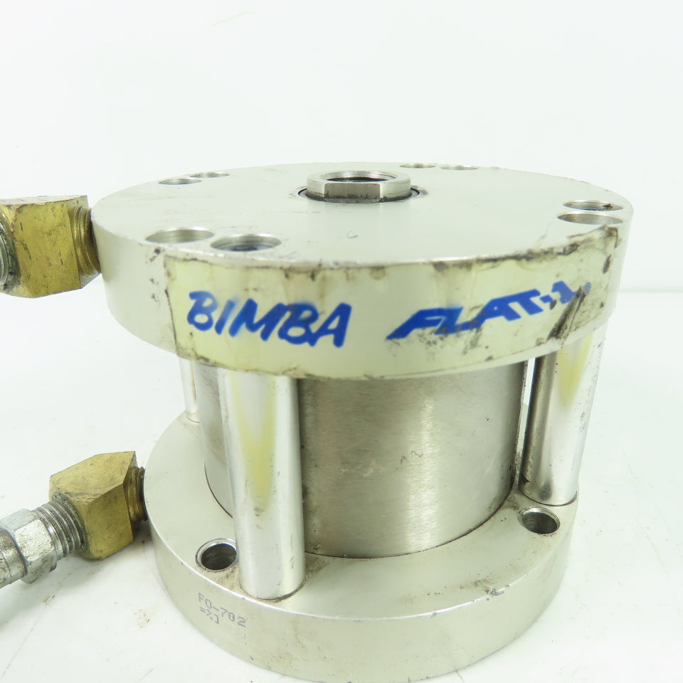 Bimba FO-702 Flat-1 Series Pneumatic Air Cylinder 3" Bore 2" Stroke