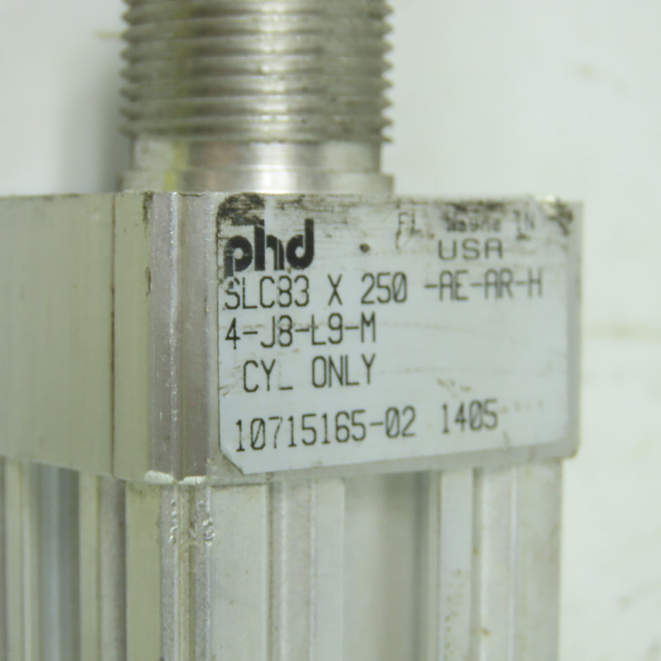 PHD SLC83 X 250 -AE-AR-H4-J8-L9-M Pneumatic Air Cylinder 250mm Stroke