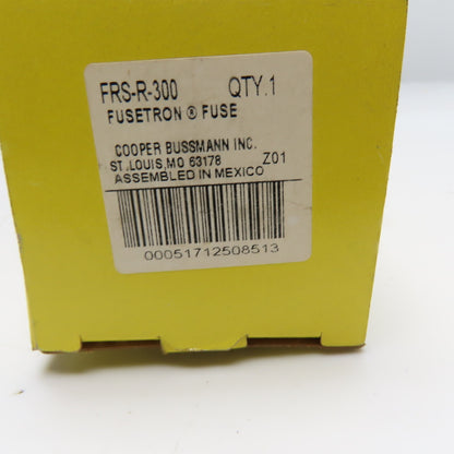 Bussmann FRS-R-300 Fusetron 300A Dual Element Time Delay Class RK5 Fuse 600V
