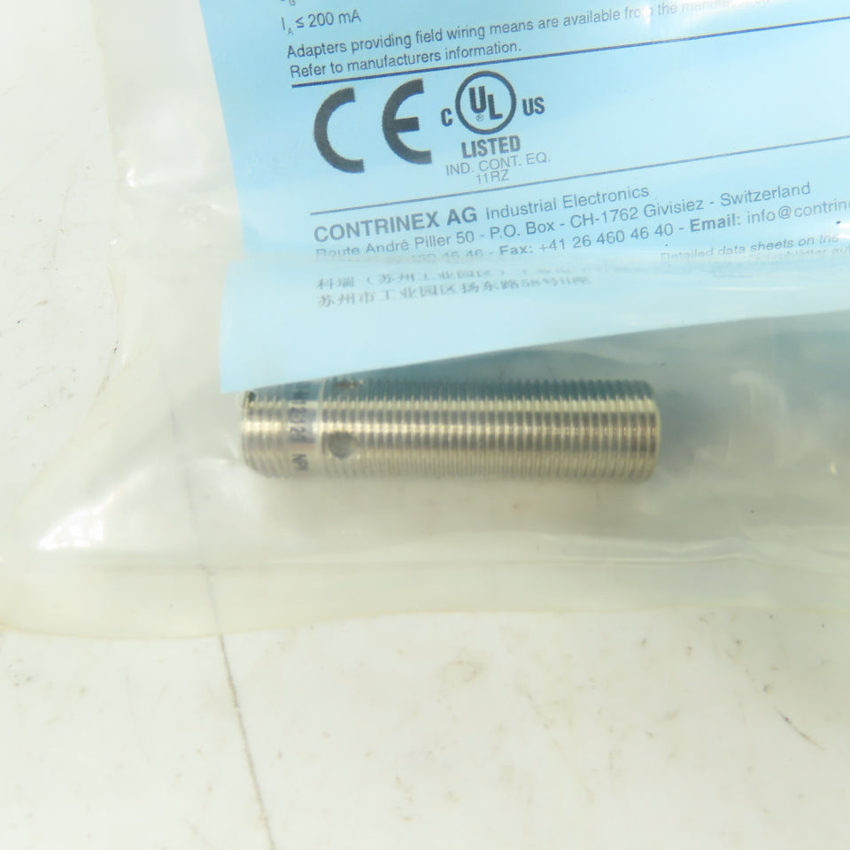 Contrinex DW-AS-621-M12-120 Inductive Proximity Sensor M12 4mm Range NPN N.O.