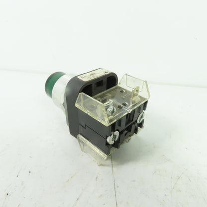 Allen-Bradley 800T-QA10G Ser T 120V AC/DC Pilot Light W/ Green Indicator