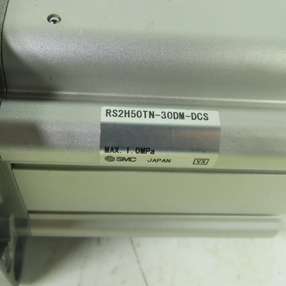 SMC RS2H50TN-30DM-DCS Pneumatic Air Stopper Cylinder W/ Roller 1.0 Mpa