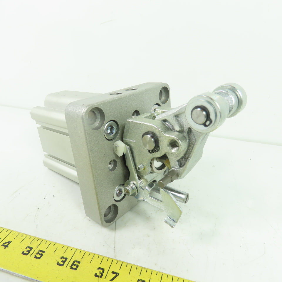 SMC RS2H50TN-30DM-DCS Pneumatic Air Stopper Cylinder W/ Roller 1.0 Mpa