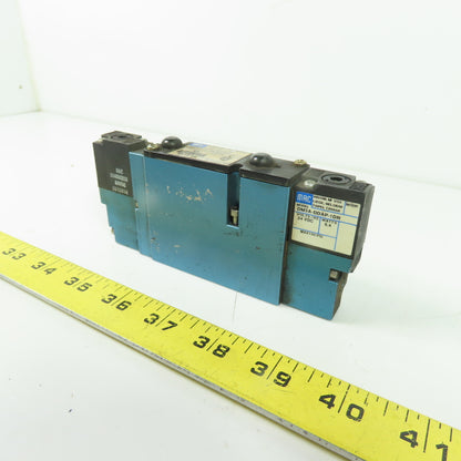MAC 92B-EAB-000-DM-DDAP-1DN 5/3 Way Solenoid Valve 24VDC 35-120 PSI