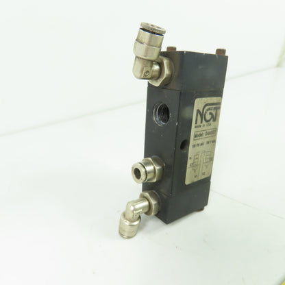 NGT D4A000 Pneumatic Dual Piolet Operated Check Valve 120PSI 1/4" NPTF