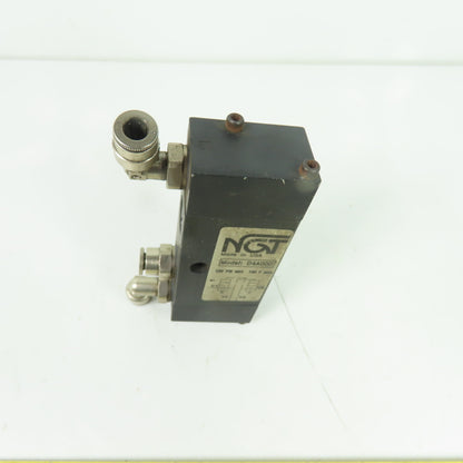 NGT D4A000 Pneumatic Dual Piolet Operated Check Valve 120PSI 1/4" NPTF