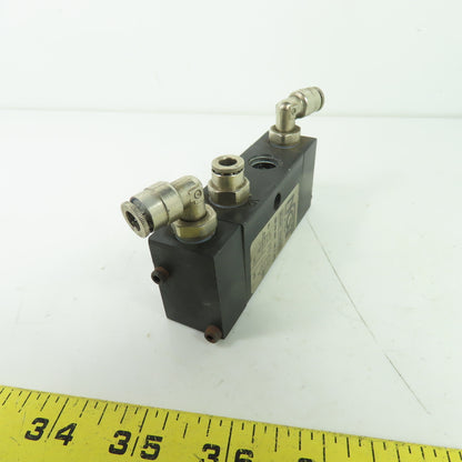 NGT D4A000 Pneumatic Dual Piolet Operated Check Valve 120PSI 1/4" NPTF