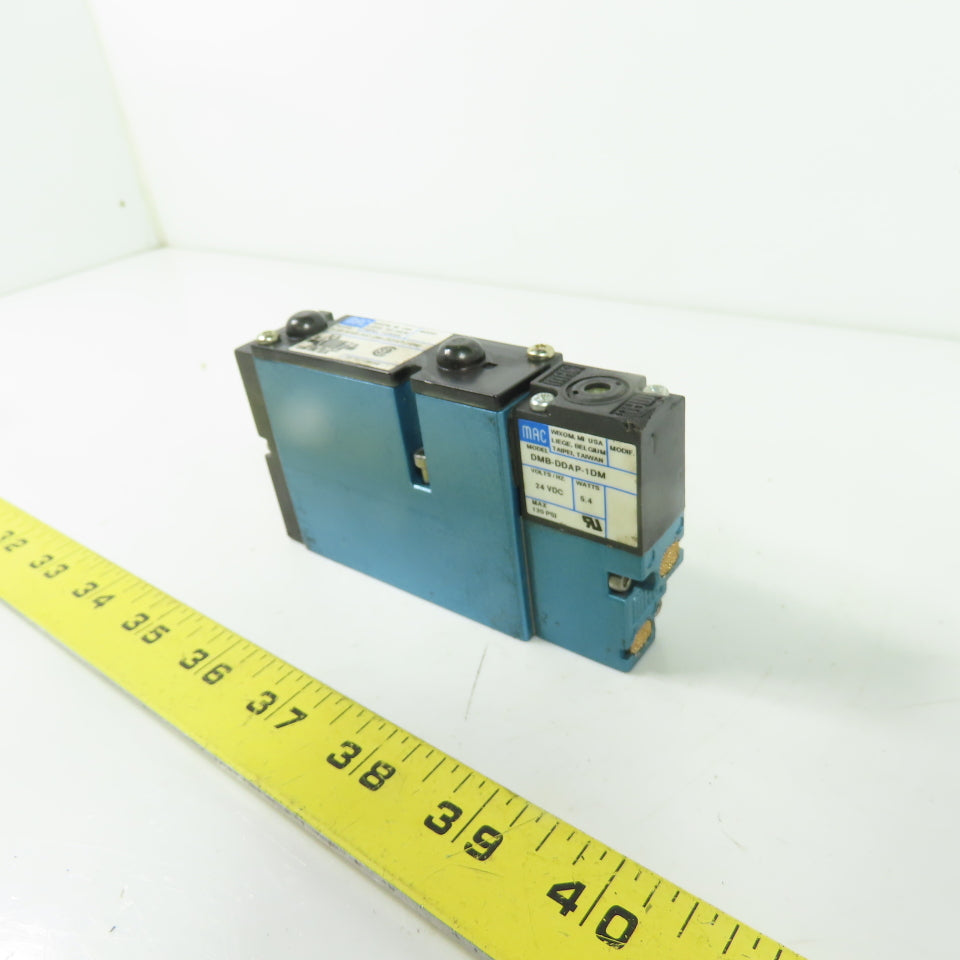 MAC 92B-AAB-000-DM-DDAP-1DM Pneumatic Solenoid Valve 24VDC 5.4W 120PSI
