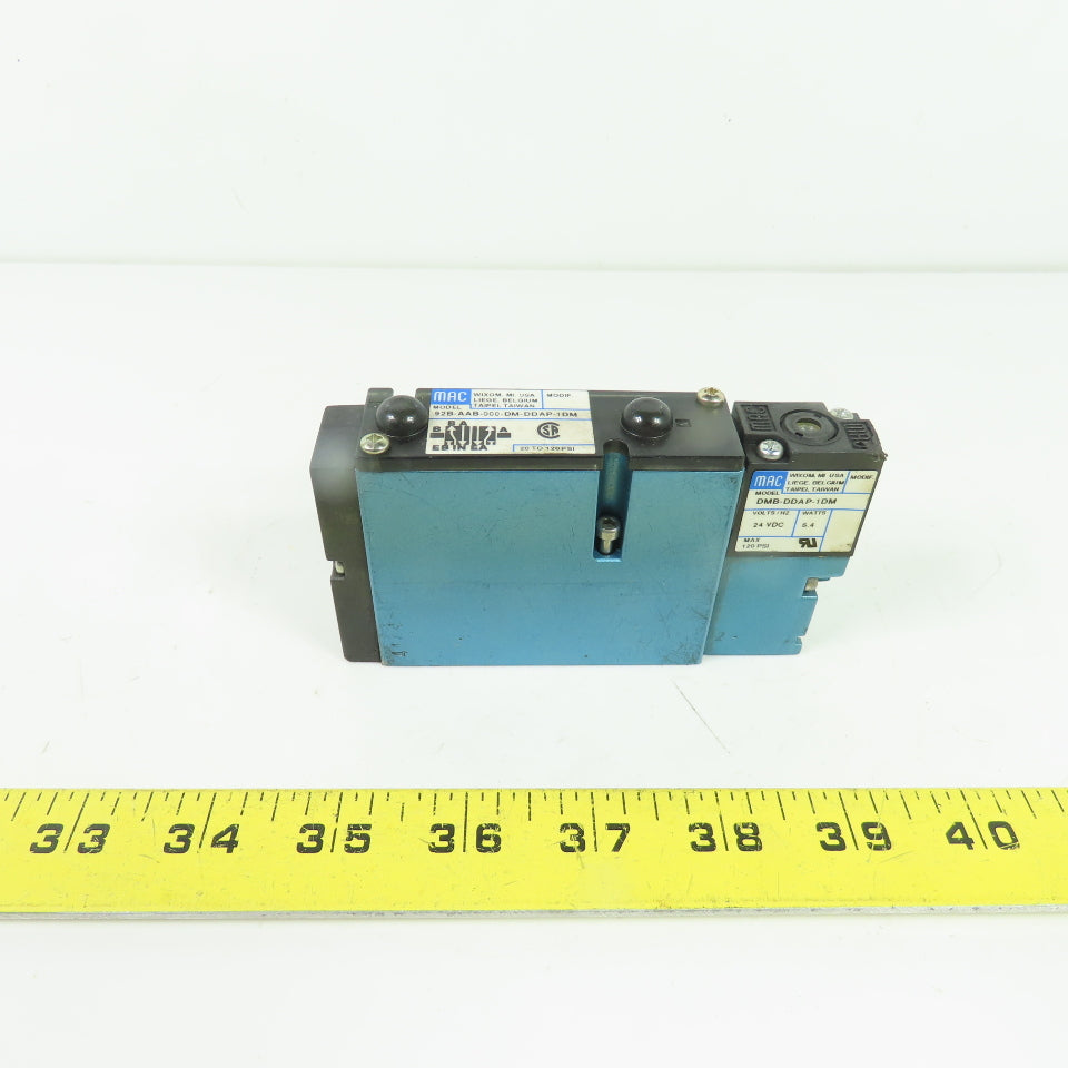 MAC 92B-AAB-000-DM-DDAP-1DM Pneumatic Solenoid Valve 24VDC 5.4W 120PSI