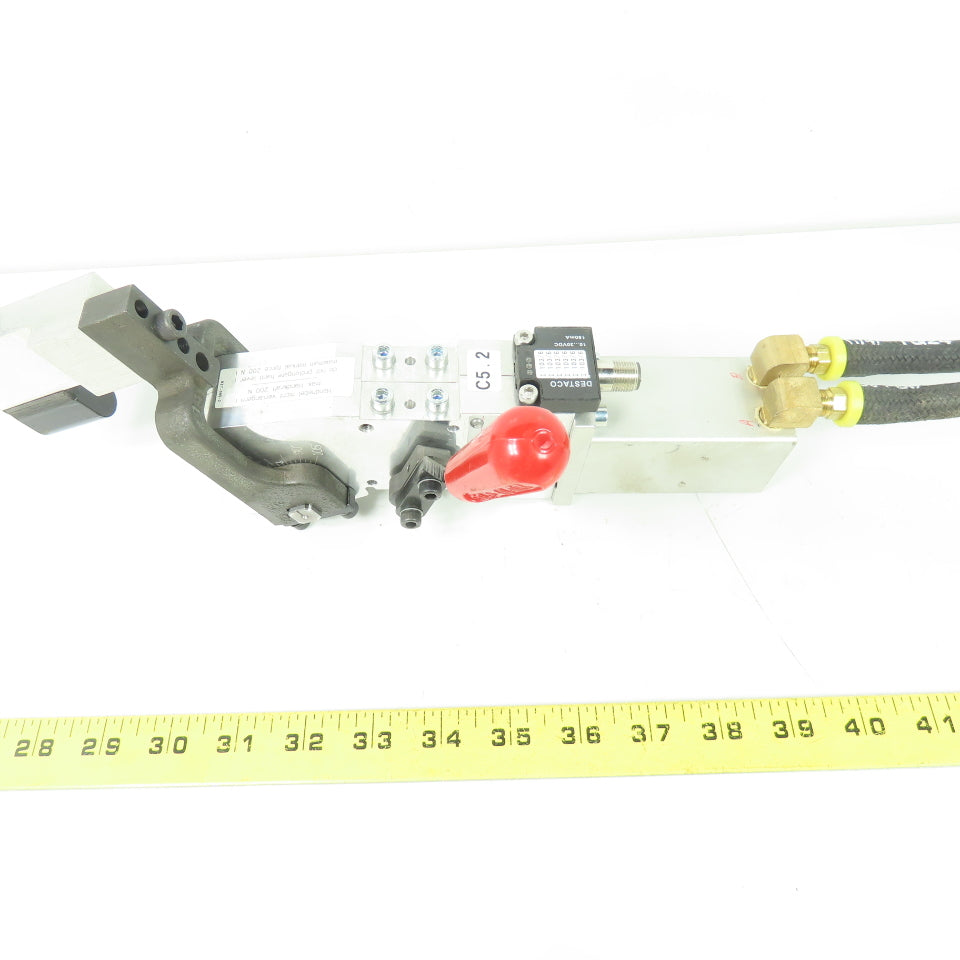 Destaco 82L-3E23H03NB7 Pneumatic Power Clamp W/ Manual Handle 6 bar 30VDC