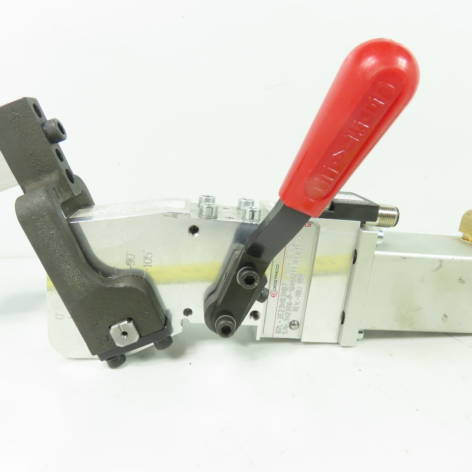 Destaco 82L-3E23H03NB7 Pneumatic Power Clamp W/ Manual Handle 6 bar 30VDC