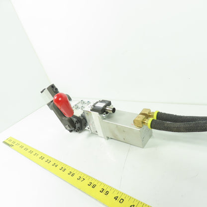 Destaco 82L-3E23H03NB7 Pneumatic Power Clamp W/ Manual Handle 6 bar 30VDC