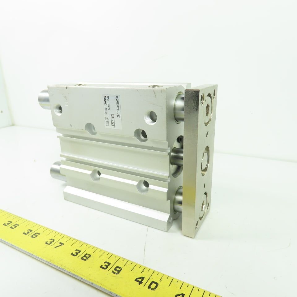 SMC MGPM32TN-75Z Compact Air Guided Cylinder 1.0MPa Max 32mm Bore 75mm Stroke
