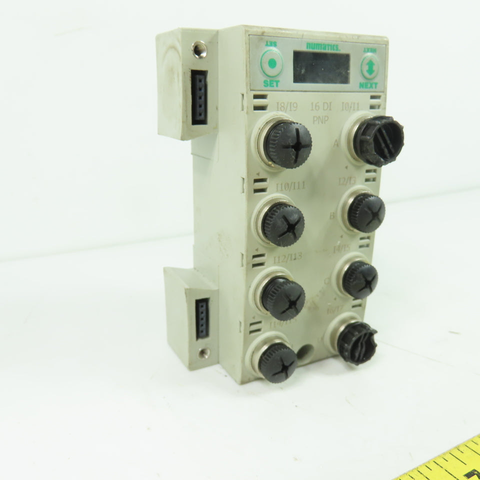Numatics Ethernet Module Numatics 240-205 G3 Series 16 DI PNP Digital I/O Module 24VDC ...