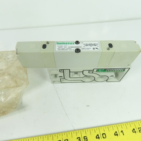 Numatics 051BB500M000061 Solenoid Valve W/ Manifold Block 24VDC 120 PSIG NEW