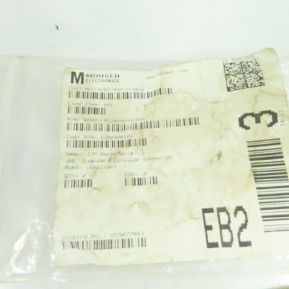Mouser JL05-2A20-29SC-F0-R 17P Circular Connector Receptacles Lot Of 2