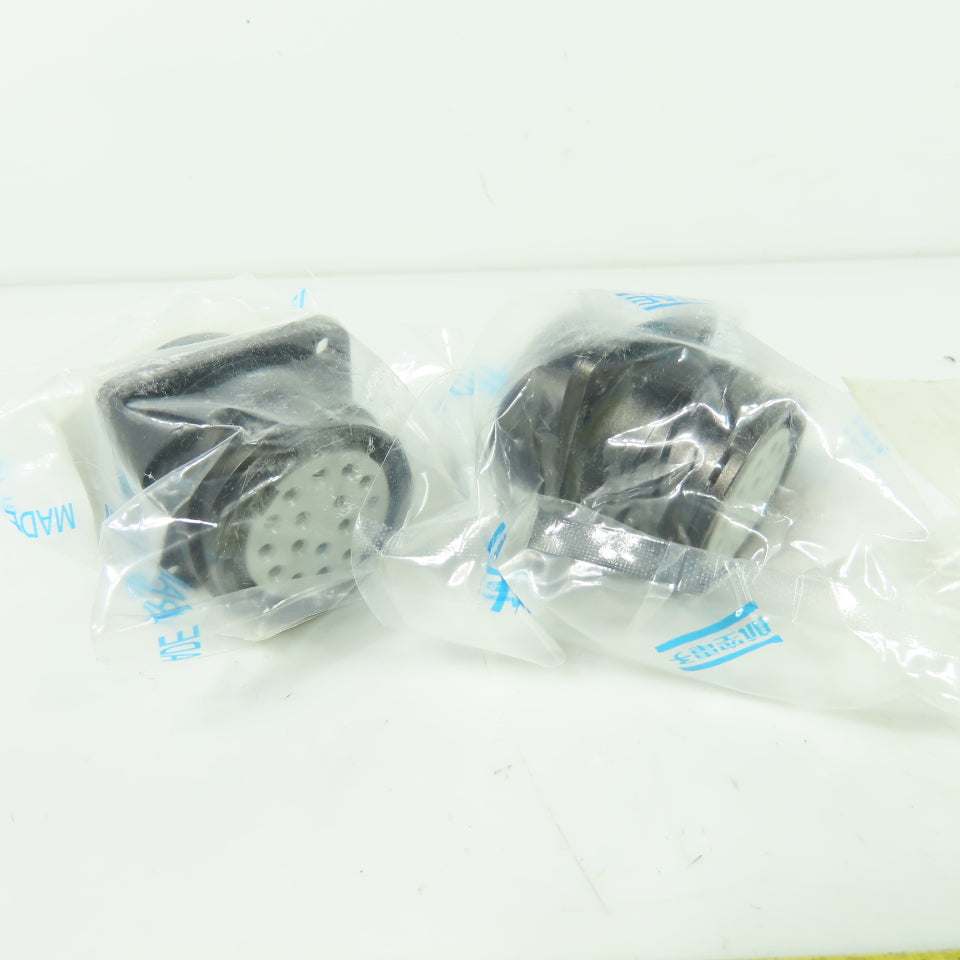 Mouser JL05-2A20-29SC-F0-R 17P Circular Connector Receptacles Lot Of 2