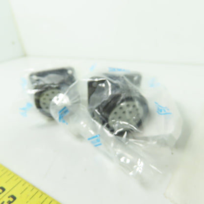 Mouser JL05-2A20-29SC-F0-R 17P Circular Connector Receptacles Lot Of 2