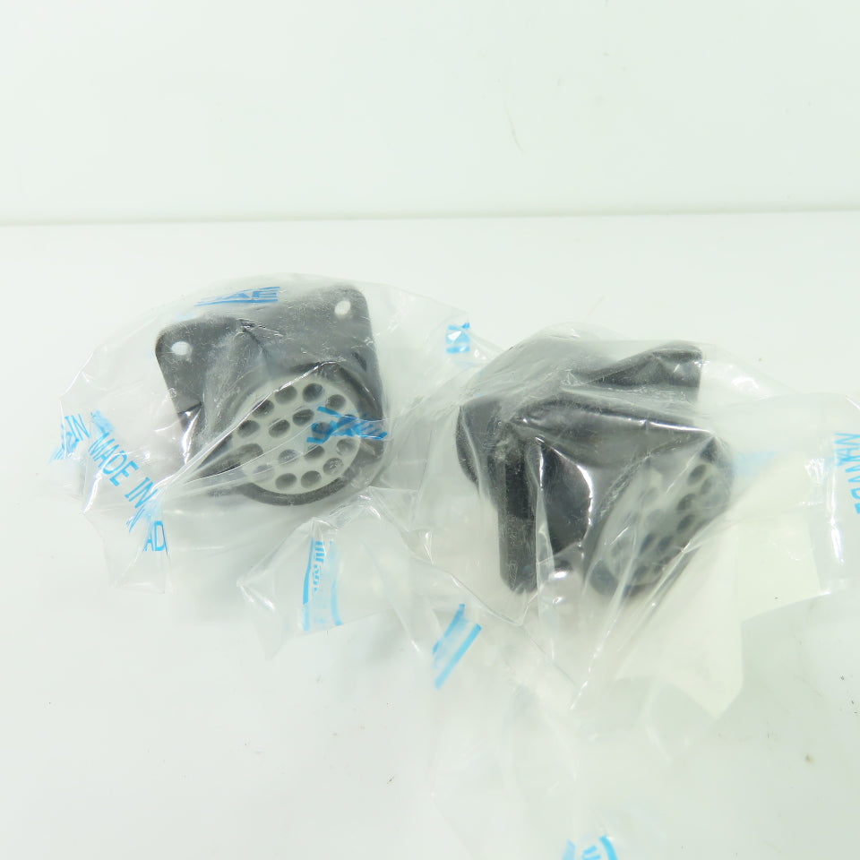 Mouser JL05-2A20-29SC-F0-R 17P Circular Connector Receptacles Lot Of 2