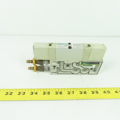 Numatics 051BB5Z2MN00061 Pneumatic Solenoid Valve 24VDC 1.35W 120PSIG W/ Base