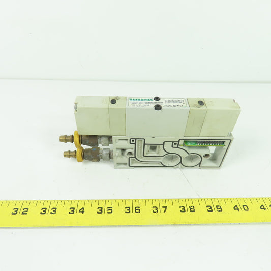 Numatics 051BB5Z2MN00061 Pneumatic Solenoid Valve 24VDC 1.35W 120PSIG W/ Base