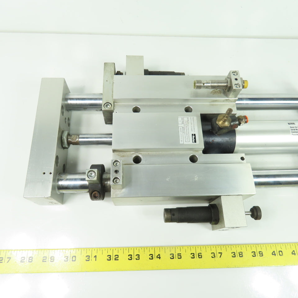 Parker P5L-RL040J2AANNN-0175-A Pneumatic Guided Cylinder 10 Bar 175mm Stroke