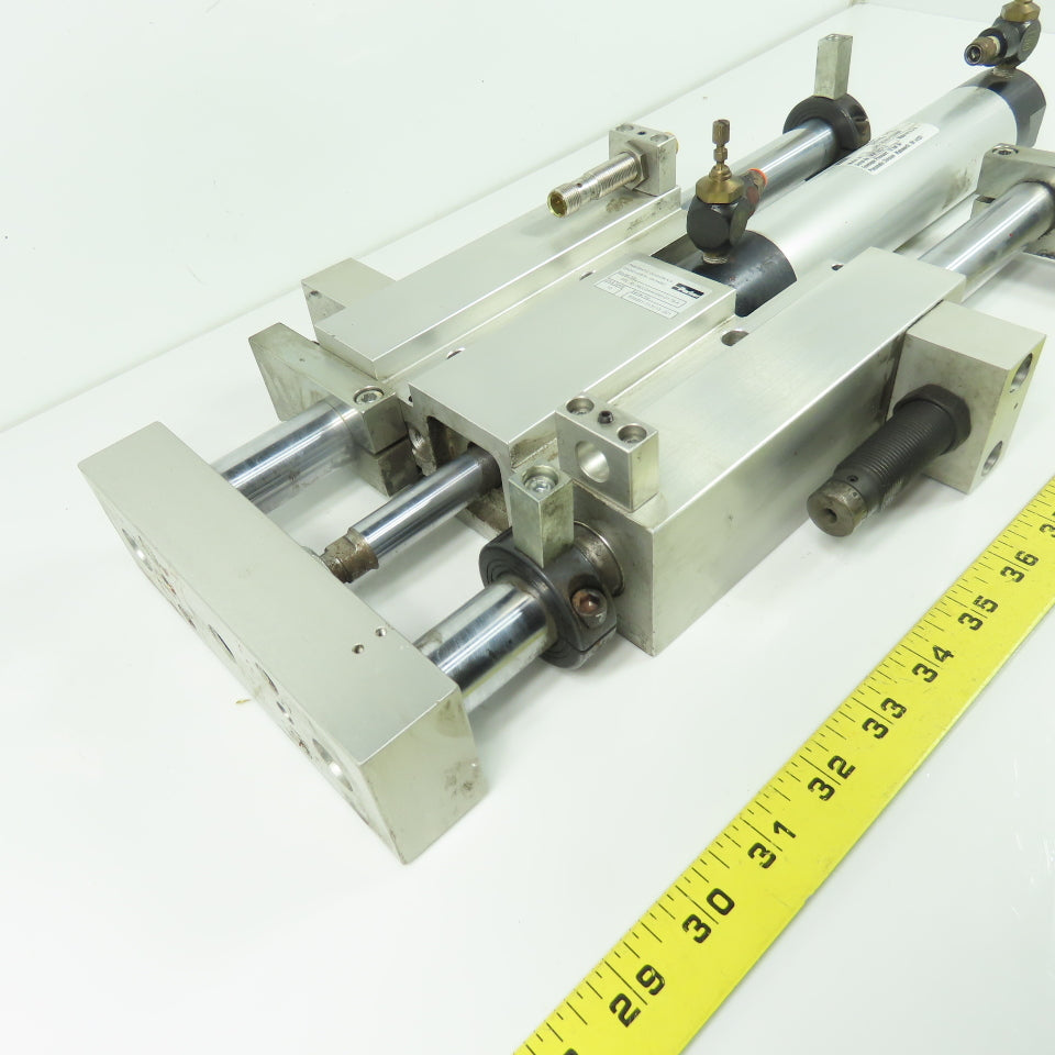 Parker P5L-RL040J2AANNN-0175-A Pneumatic Guided Cylinder 10 Bar 175mm Stroke