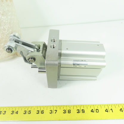 SMC RS2H50TN-30DM-DCS Pneumatic Air Stopper Cylinder W/ Roller 1.0 Mpa