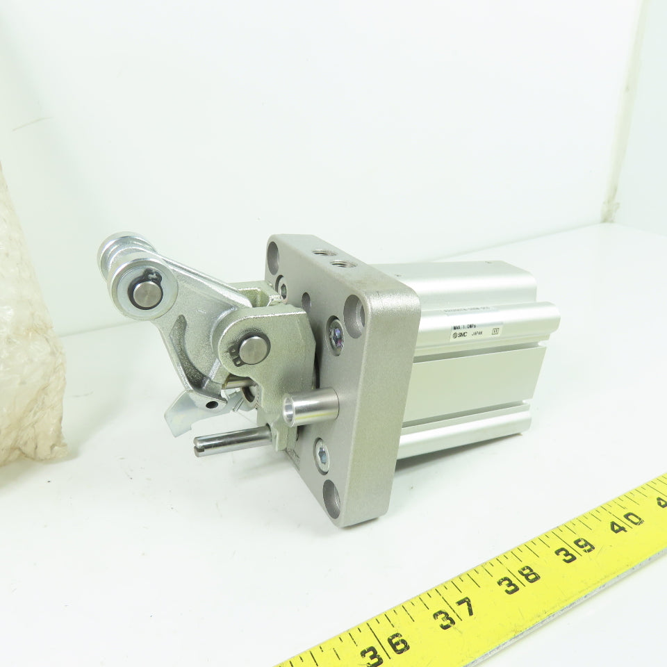 SMC RS2H50TN-30DM-DCS Pneumatic Air Stopper Cylinder W/ Roller 1.0 Mpa