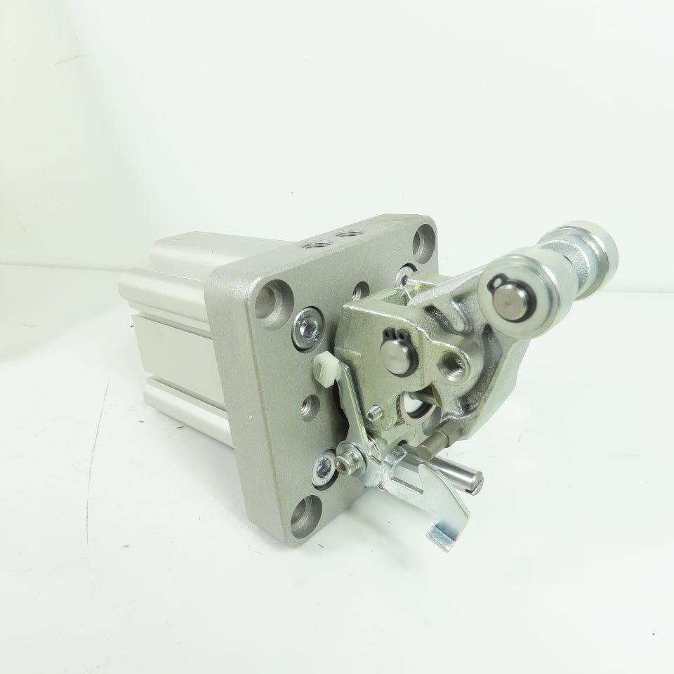 SMC RS2H50TN-30DM-DCS Pneumatic Air Stopper Cylinder W/ Roller 1.0 Mpa