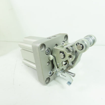 SMC RS2H50TN-30DM-DCS Pneumatic Air Stopper Cylinder W/ Roller 1.0 Mpa