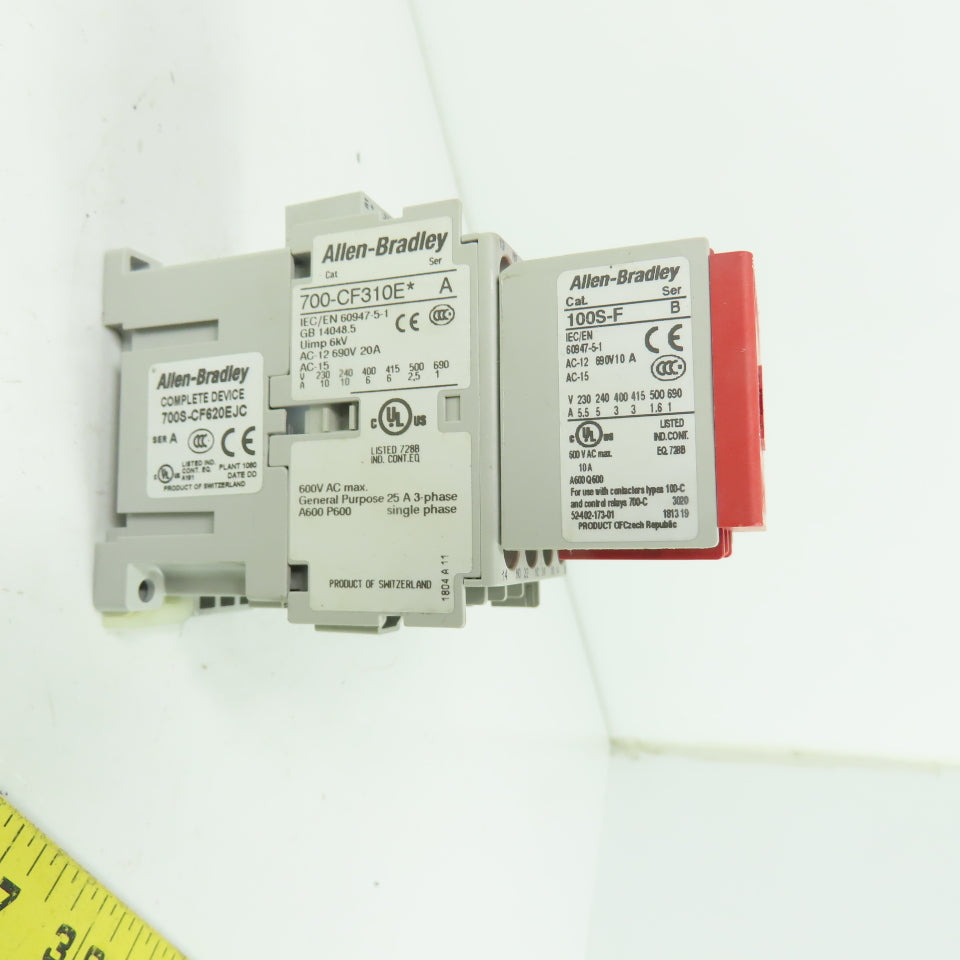 Allen-Bradley 700S-CF620EJC Guardmaster Safety Control Relay 24VDC Coil