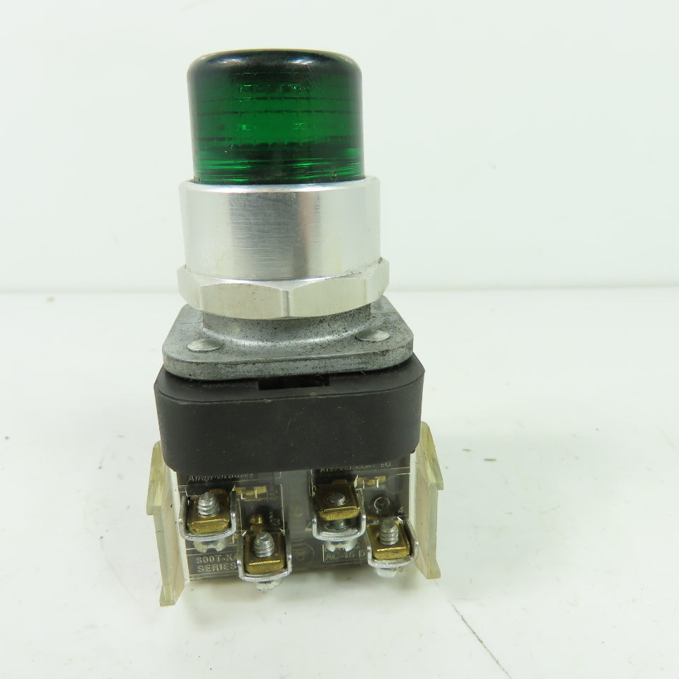 Allen-Bradley 800T-QBH2G Green Momentary Contact PushButton 12-130V W/800TC-N374