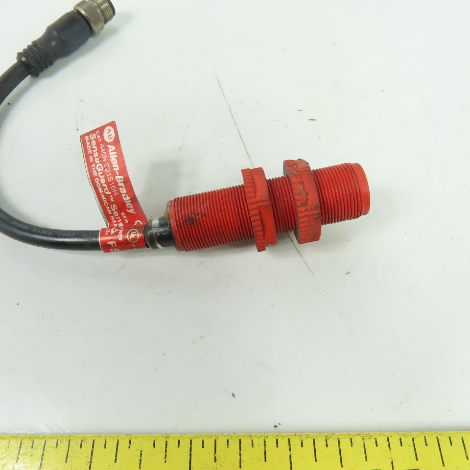 Allen-Bradley 440N-Z21S16H Ser A SensaGuard Non-Contact Safety Sensor F/W Rev D
