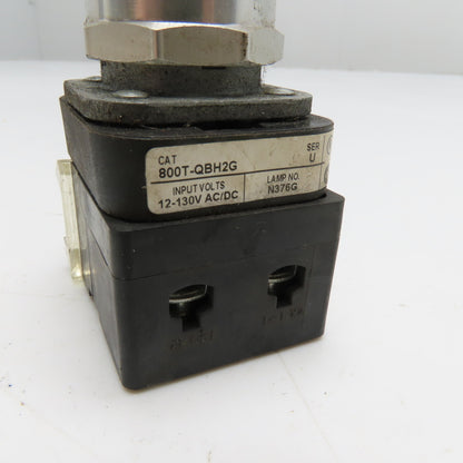 Allen-Bradley 800T-QBH2G Green Momentary Contact Illuminated Switch 12-130VAC/DC