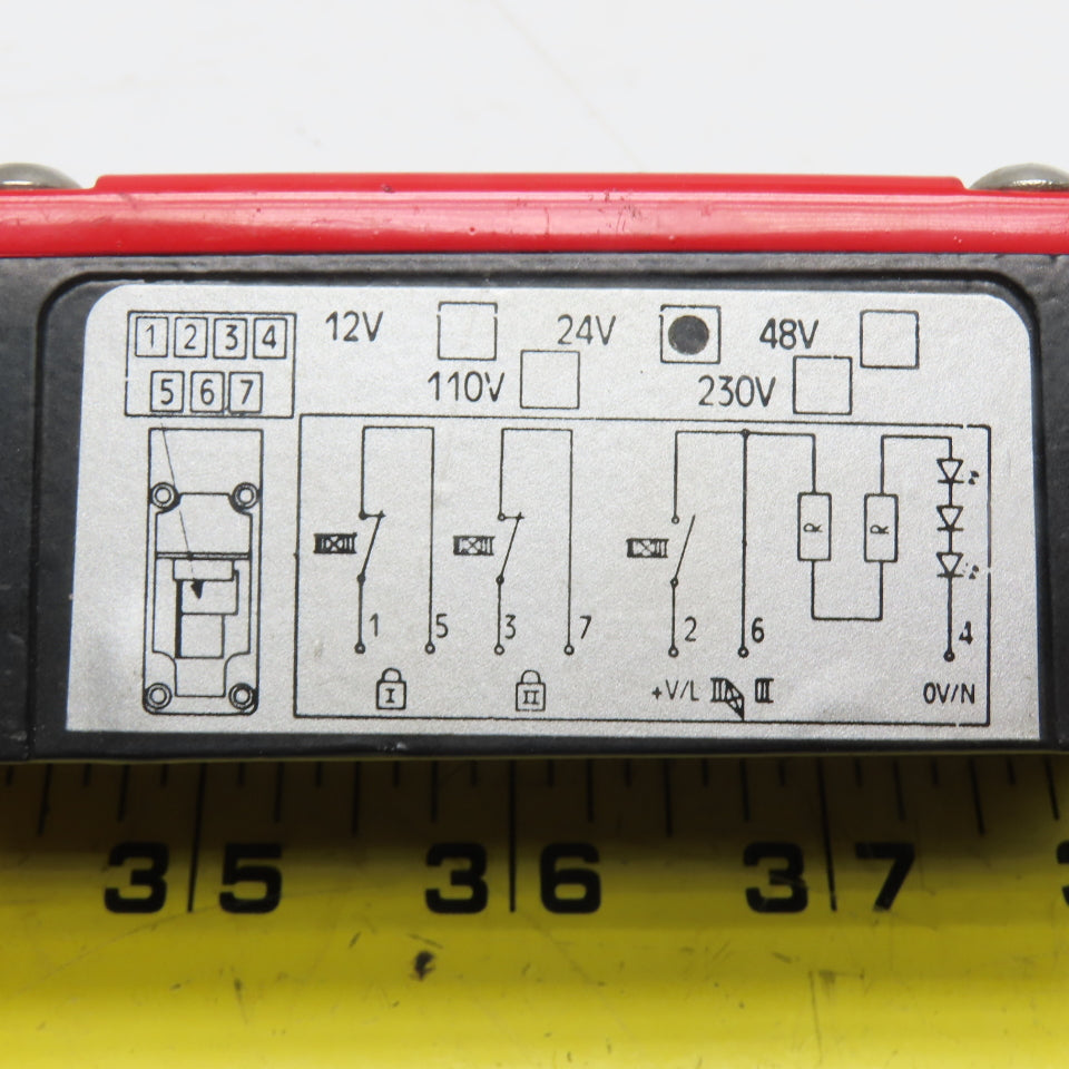Fortress Interlocks 14503202 Safety Interlock Stop Switch 24VDC 110VAC IP67