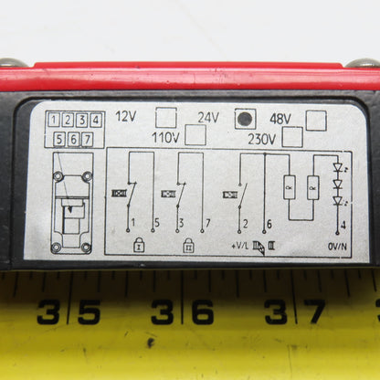 Fortress Interlocks 14503202 Safety Interlock Stop Switch 24VDC 110VAC IP67