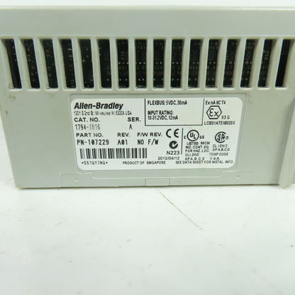 Allen-Bradley 1794-IB16 Flex I/O 16 Point 24VDC Sink Input Module W/ 1794-TB3