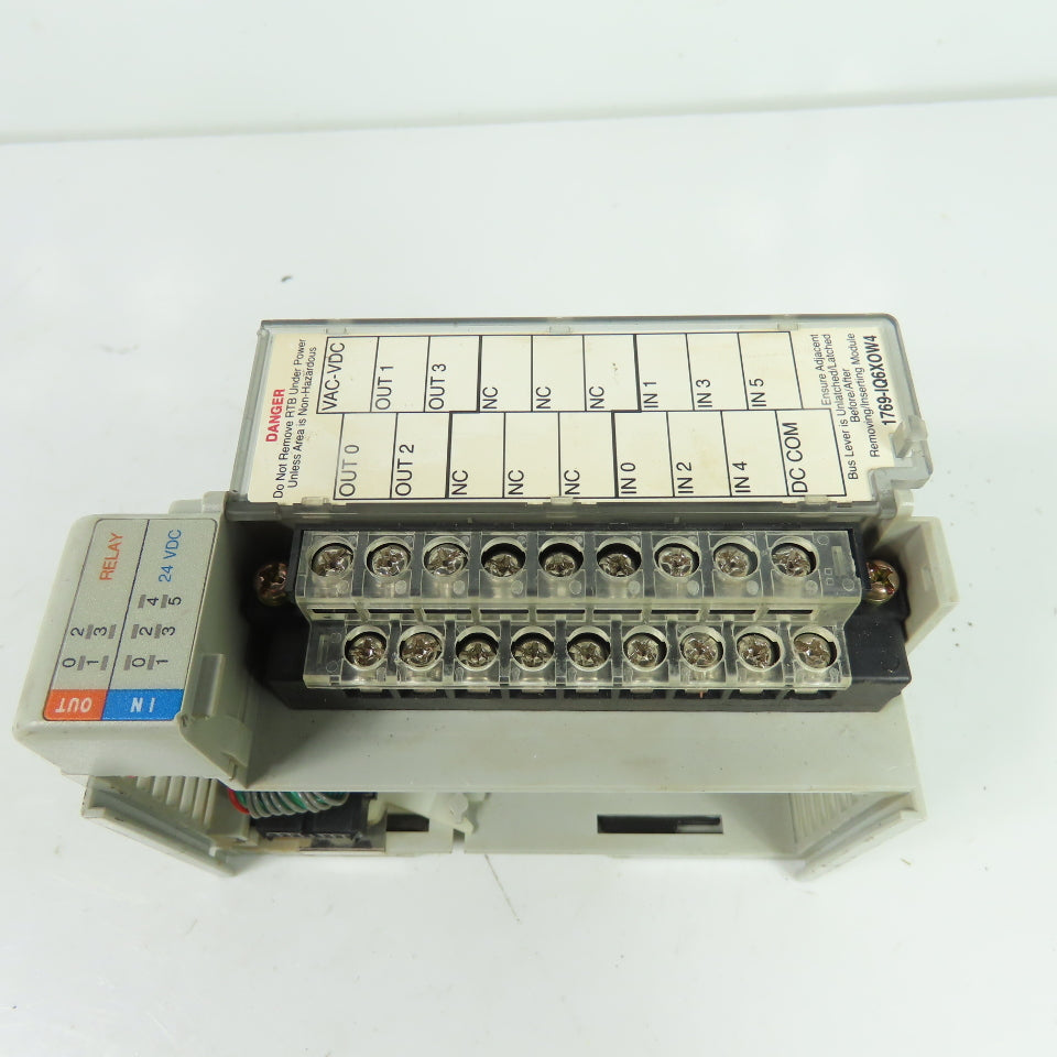 Allen-Bradley 1769-IQ6XOW4 Compact I/O Combination 24VDC Ser B Rev 2 F/W Rev 3.1