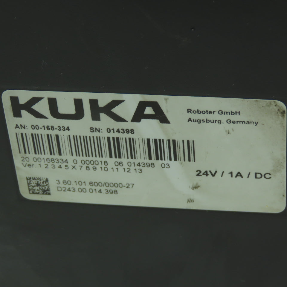 KUKA 00-168-334 SmartPad Robotic Teach Pendant 24VDC 1A