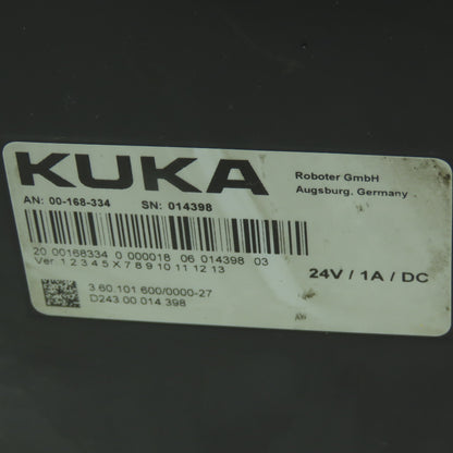 KUKA 00-168-334 SmartPad Robotic Teach Pendant 24VDC 1A