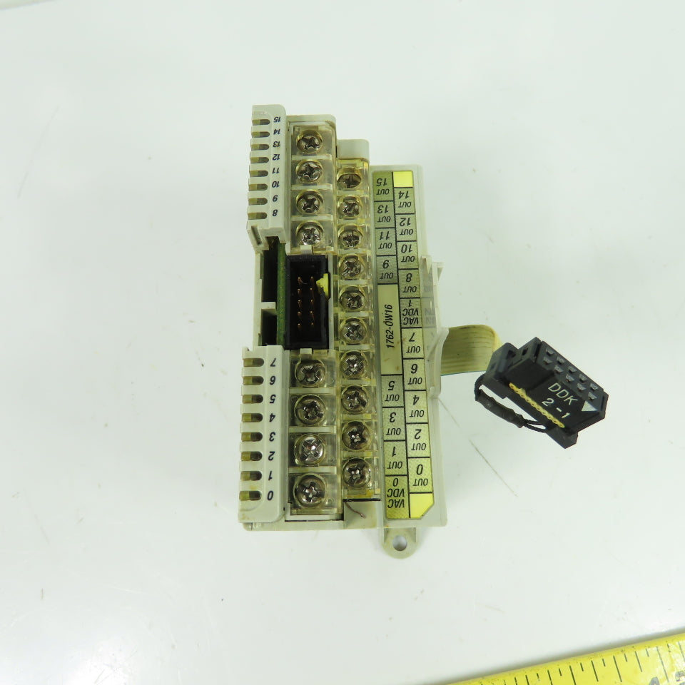 Allen-Bradley 1762-OW16 MicroLogix Ser A Rev A 16 PT VAC/VDC Relay Output Module
