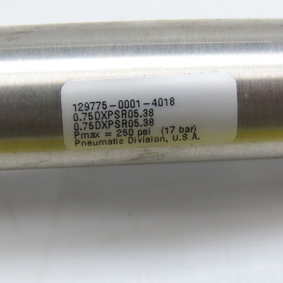 Parker 0.75DXPSR05.38 3/4" Bore 5-3/8" Stroke Double Acting Air Cylinder 250 psi